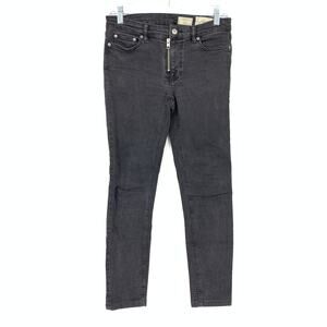ALLSAINTS Jeans Women's Size 28 Track Low Rise Skinny Slim Fit Gray Medium Wash